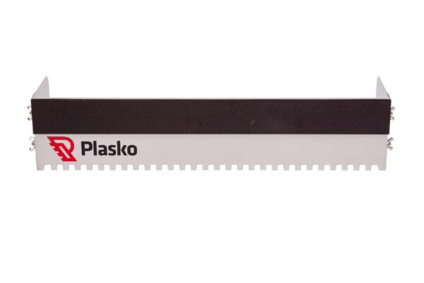 A Plasko solid egy hidegburkolói fogazott simító burkolatokhoz, amely a ragasztó gyors és precíz padlóra történő felhordására fogazott glettvas helyett!