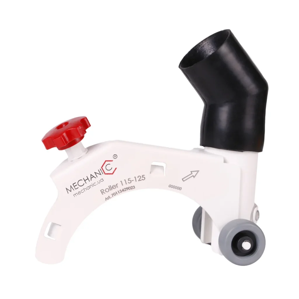 Ultra könnyű, universális ipari porelszívó adapter sarokcsiszolókhoz, flexekhez görgőkkel.