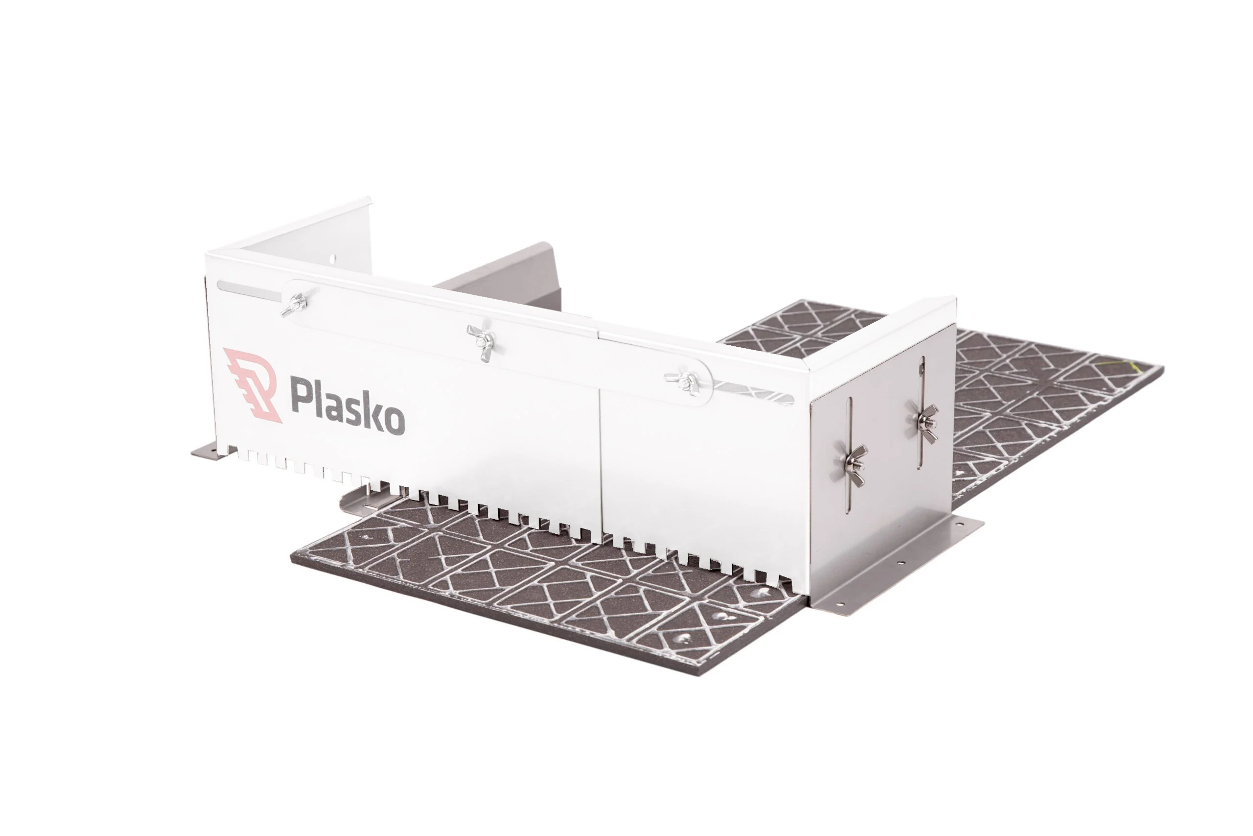 A Plasko slide 600 egy állítható hidegburkolói fogazott simító burkolatokhoz, amely a ragasztó gyors és precíz padlóra történő felhordására fogazott glettvas helyett! A 4tiles tartozékkal a burkoló lapok külön is kenhetőek!