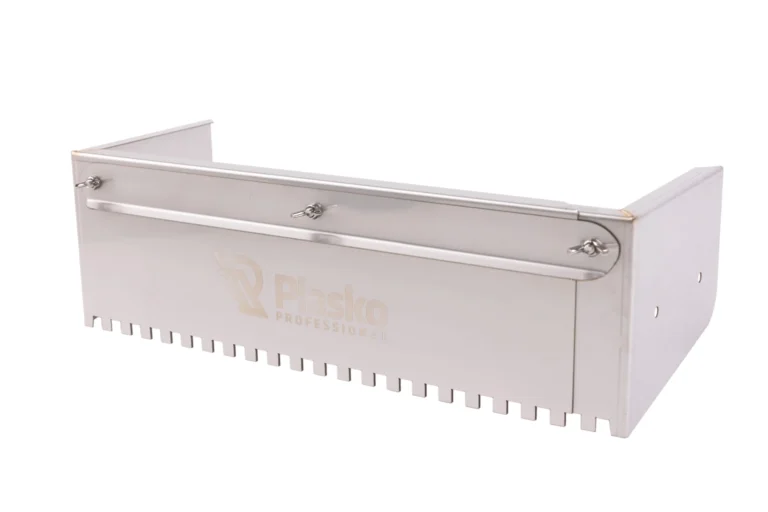A Plasko slide 800 egy állítható hidegburkolói fogazott simító burkolatokhoz, amely a ragasztó gyors és precíz padlóra történő felhordására fogazott glettvas helyett!