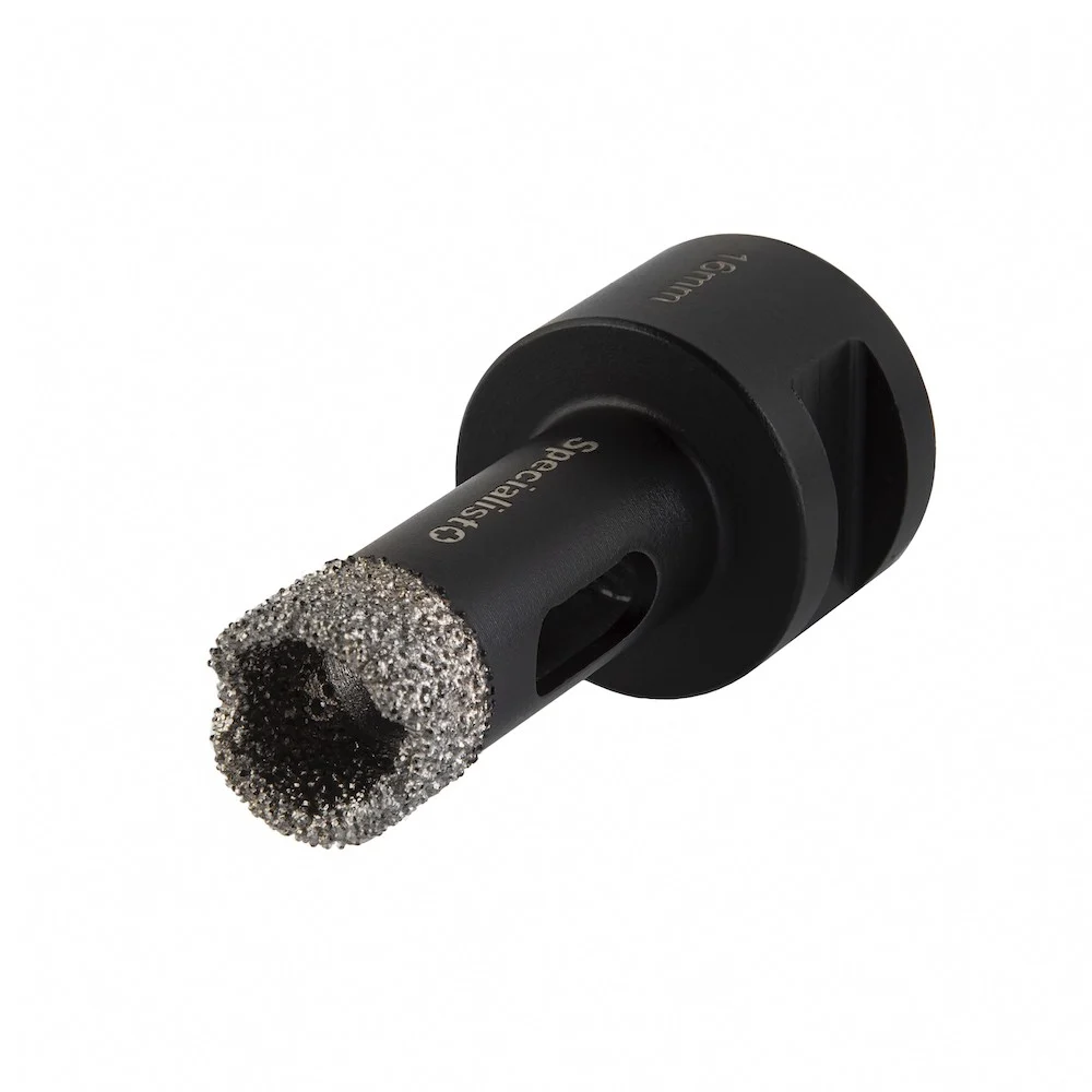 Specialist+ M14 gyémánt lyukfúrókorona sarokcsiszolóra 16mm