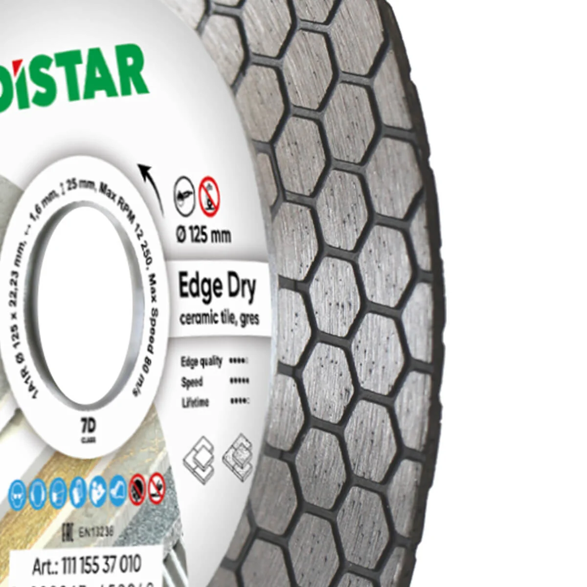 DiStar EDGE Dry vágó és csiszoló tárcsa 125 mm 1,6x25 mm - Image 7
