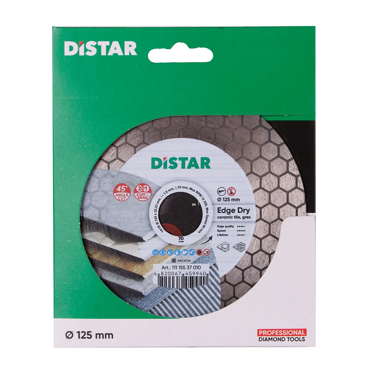 DiStar EDGE Dry vágó és csiszoló tárcsa 125 mm 1,6x25 mm - Image 4