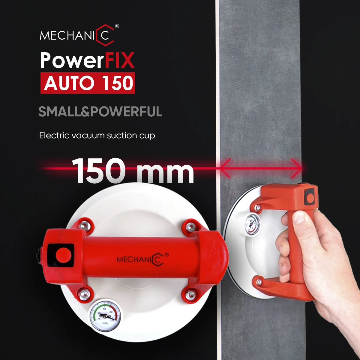 POWERFIX 150 AUTO vákuumos csempe emelő